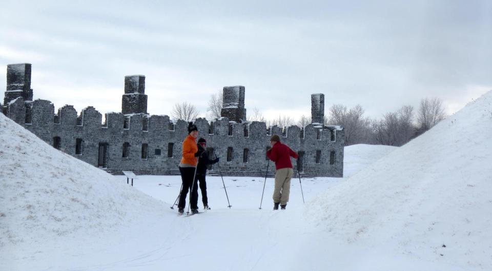 Crown Point State Historic Site is open for winter activities.