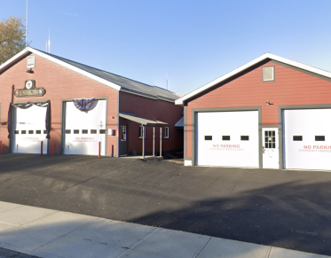 Exterior of the 5 bay fire station
