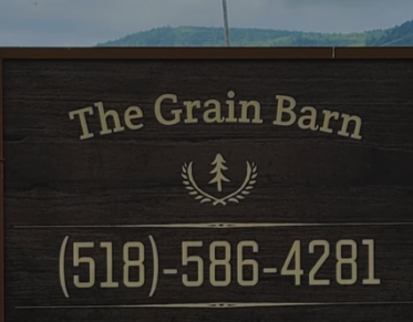 Grain Barn sign