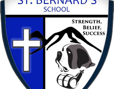 St Bernards School logo of sheild