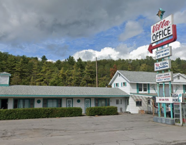 The exterior of the Villa Motel