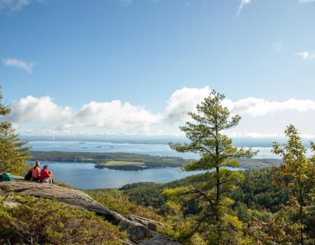  Rattlesnake Mountain views extend all the way to the "big lake&#44;" Lake Champlain&#44; and the Green Mountains across it.