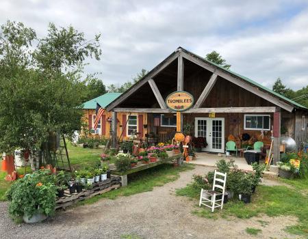 The front entry to Tromblee's Greenhouse