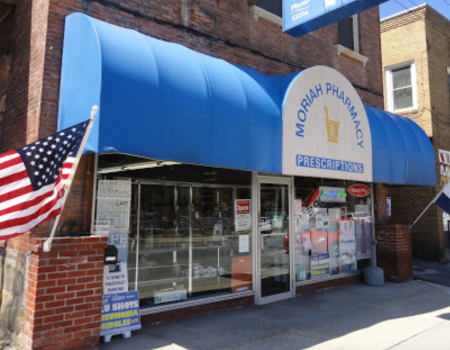 exterior of Moriah Pharmacy