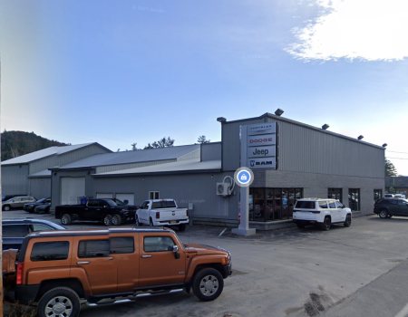 Large exterior of the building of Adirondack Auto Service