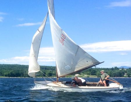 sailboat on Lake Champlain