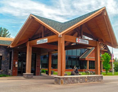 Entry way to Family Health at Lake Placid