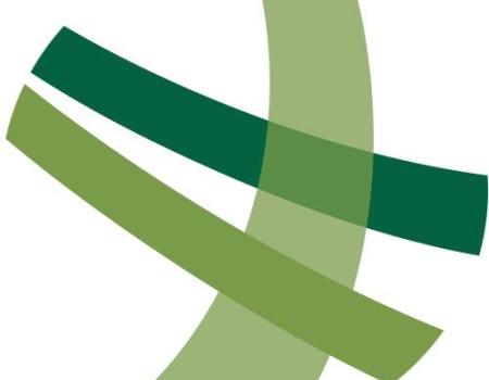 Logo for Champlain Valley Physicians Hospital comprised of three swoops of various green shades