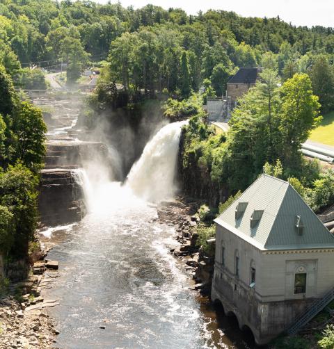 Ausable Chasm view