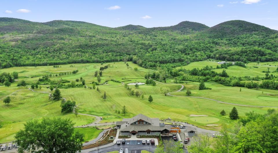 aerial view of Ticonderoga Golf Course