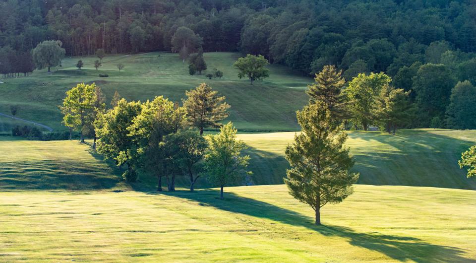 View of Ticonderoga Golf Course landscape 