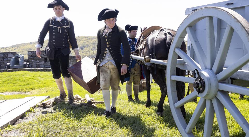 The garden grounds at Fort Ticonderoga