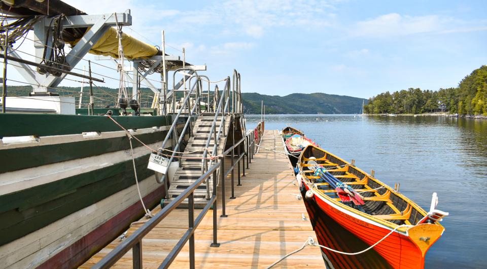 view of the docks at LCMM