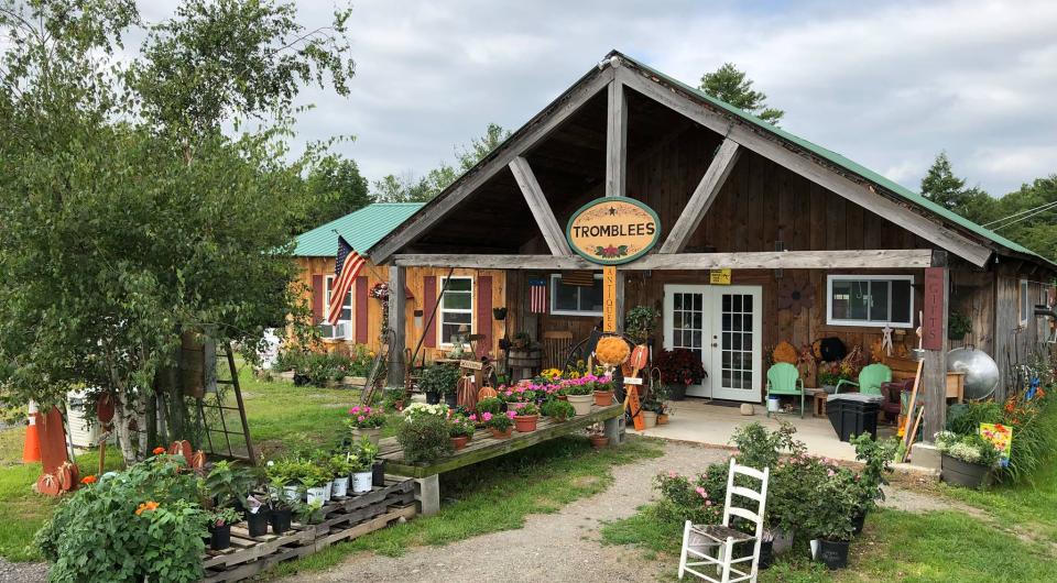 The front entry to Tromblee's Greenhouse
