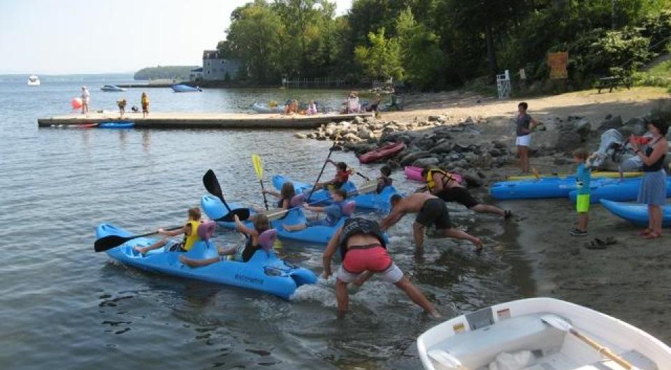 kayakers