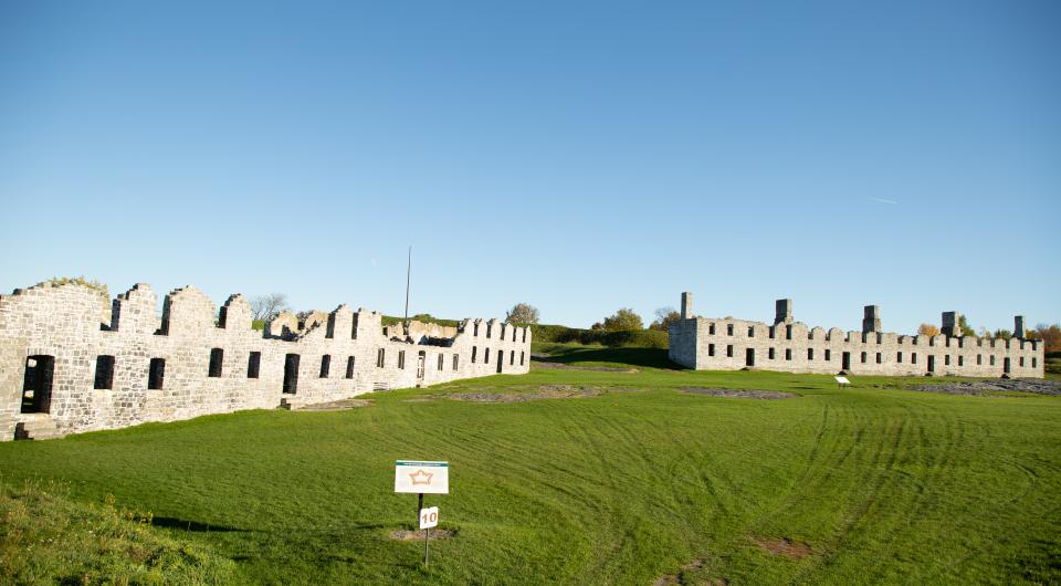 Crown Point State Historic Site is a wonderful destination to enjoy fall foliage.