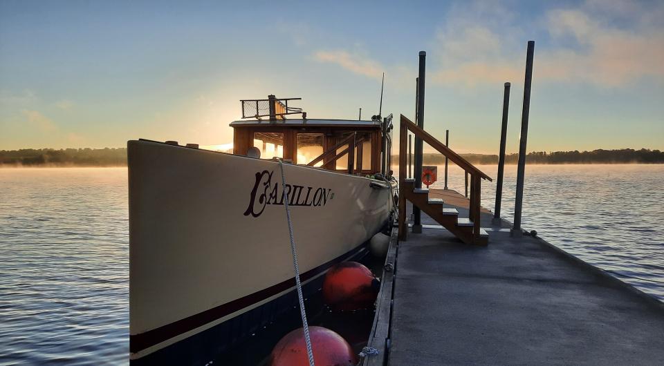 The Carillion at dock.