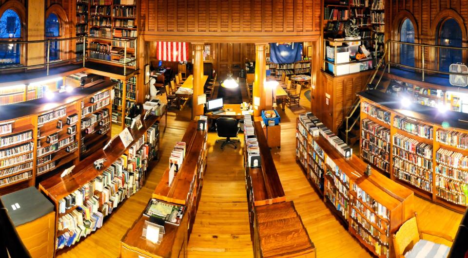 library interior
