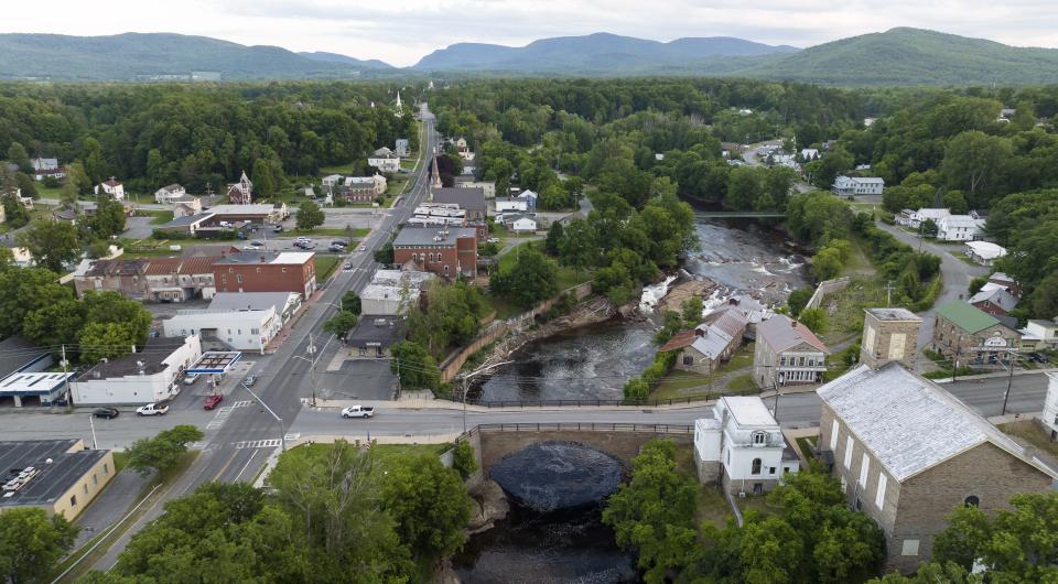 aerial view of Keeseville