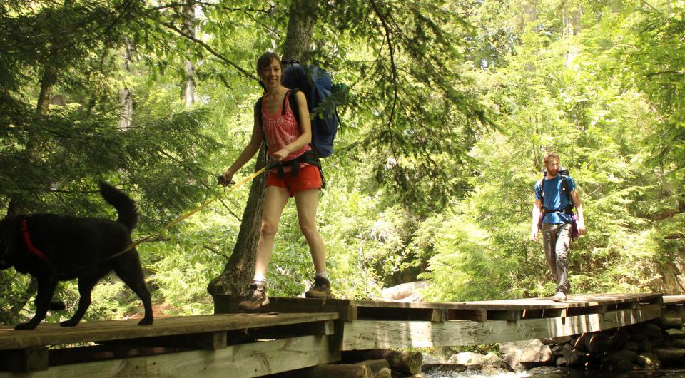 Some areas have hiking helps