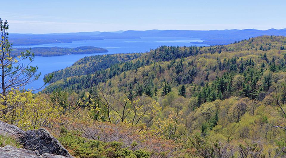 it's a lovely trek by ski or snowshoe.