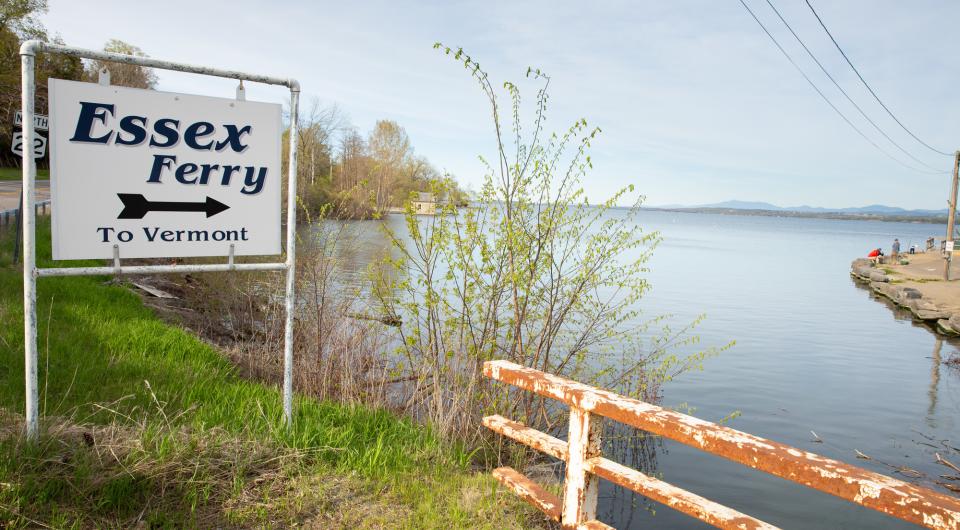 Sign for Essex ferry