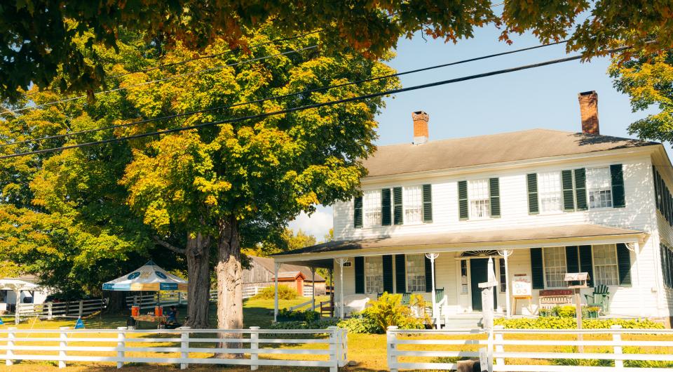 A fall day at the Penfield History Museum.