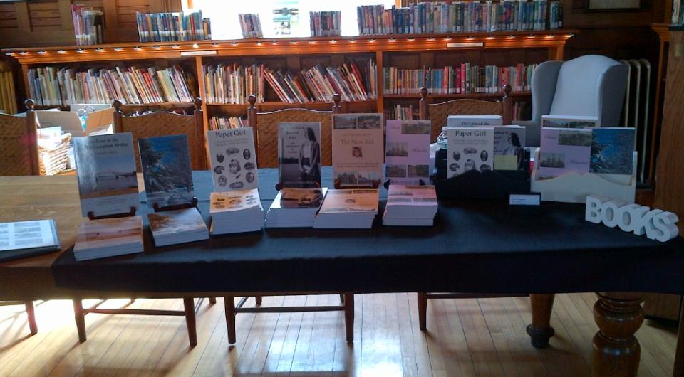 book display at library