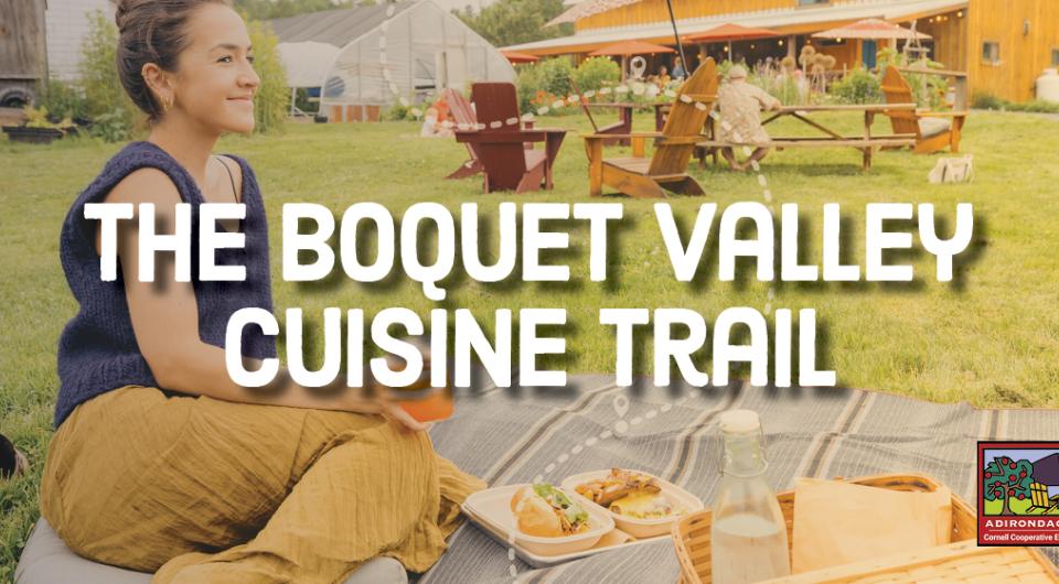 Boquet Valley cusine trail graphic