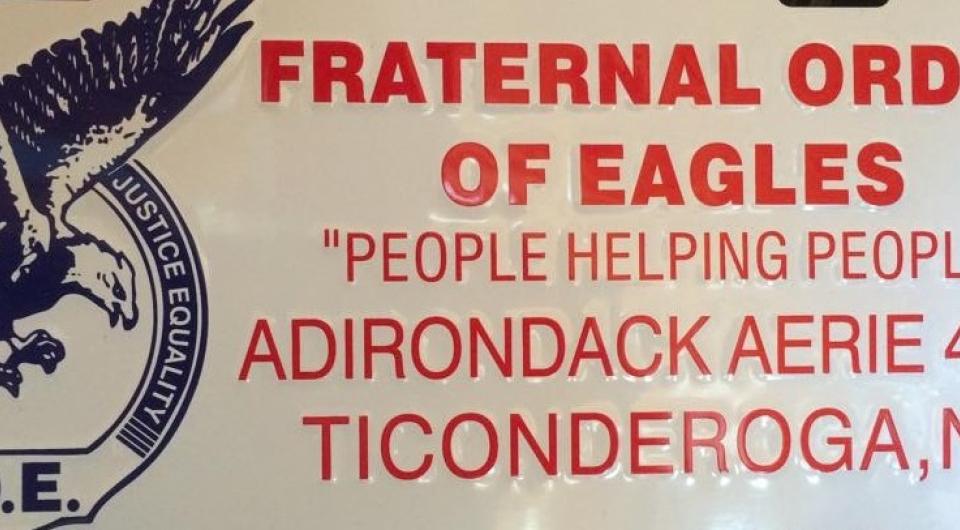 Fraternal Order of Eagles sign