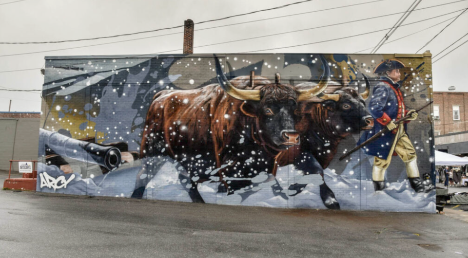 fort ticonderoa ox and soldier