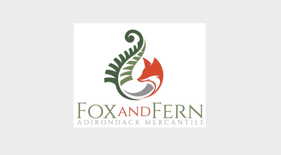 The logo of the combination of a fox with a fern tail.