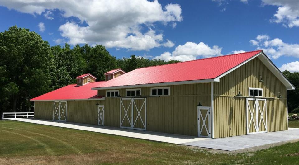  barn and grounds.