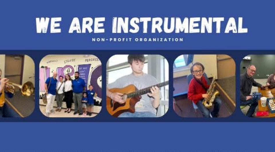 We are instrumental with images of kids playing various instruments.