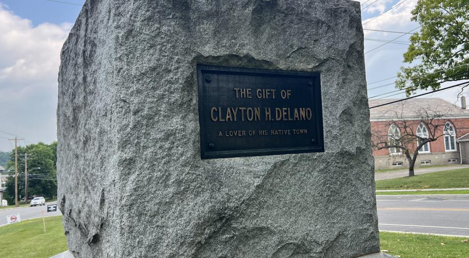 monument donated by C.H. Delano