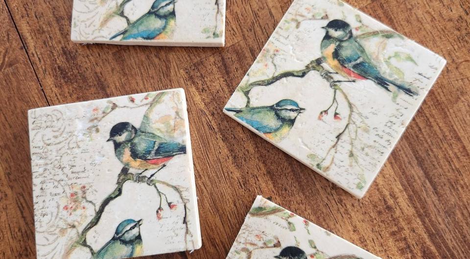 bird styled coasters