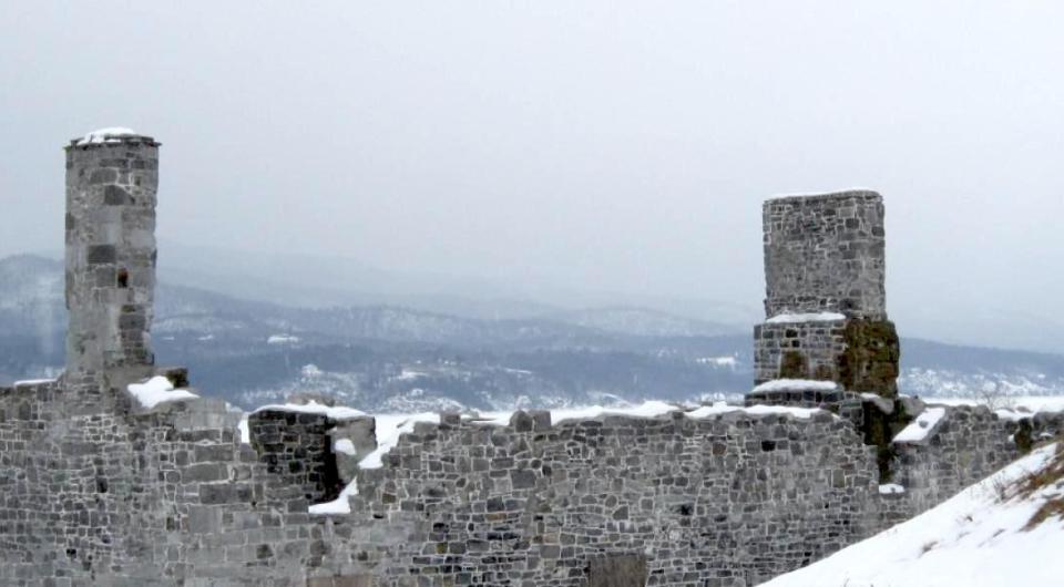 Crown Point State Historic Site is a beautiful place to view the winter landscape.