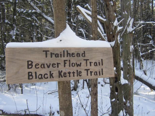 BK trail sign