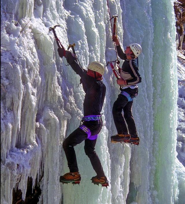 Adirondack ice climbers