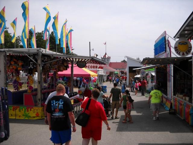 Midway at the Essex County Fair