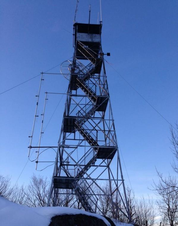 This Fire Tower is a great all-season short hike!