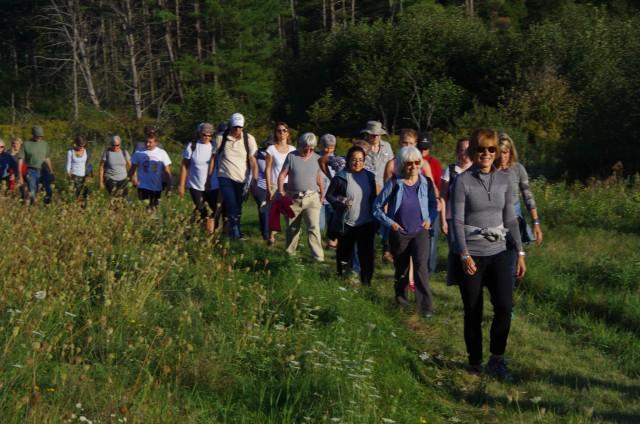To promote economic vitality, CATS holds "Grand Hikes" where as many as 250 people have hiked from town-to-town through the Champlain Valley's beautiful landscape.