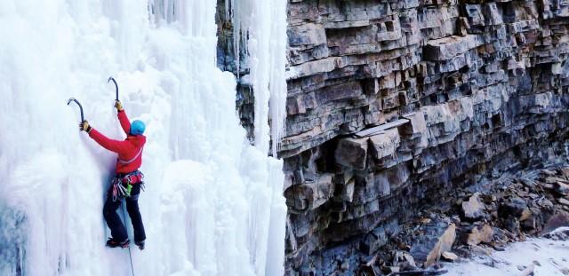 Ausable Chasm Ice Climbing