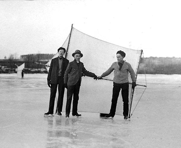 1908 Skate Sailing