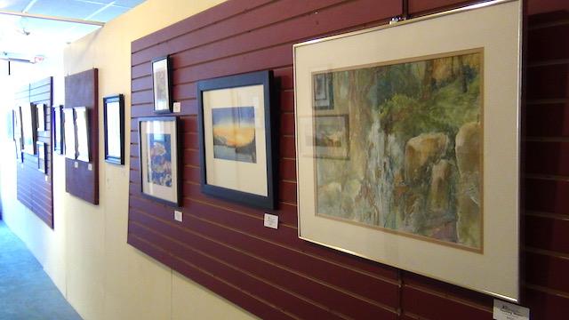 Many lovely watercolors at the Upper Hudson Valley Watercolor Society show.