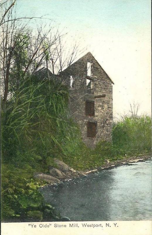 This old grist mill was built on the shore between what is now the Old Beach and the Marina in the 1820s.