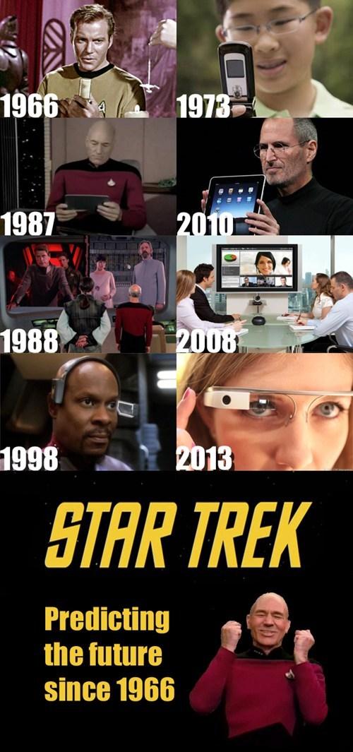 Okay, the first flip phone was patented in 1973, not yet in anyone's hand. But this is merely a few of the things Star Trek created... that came true.