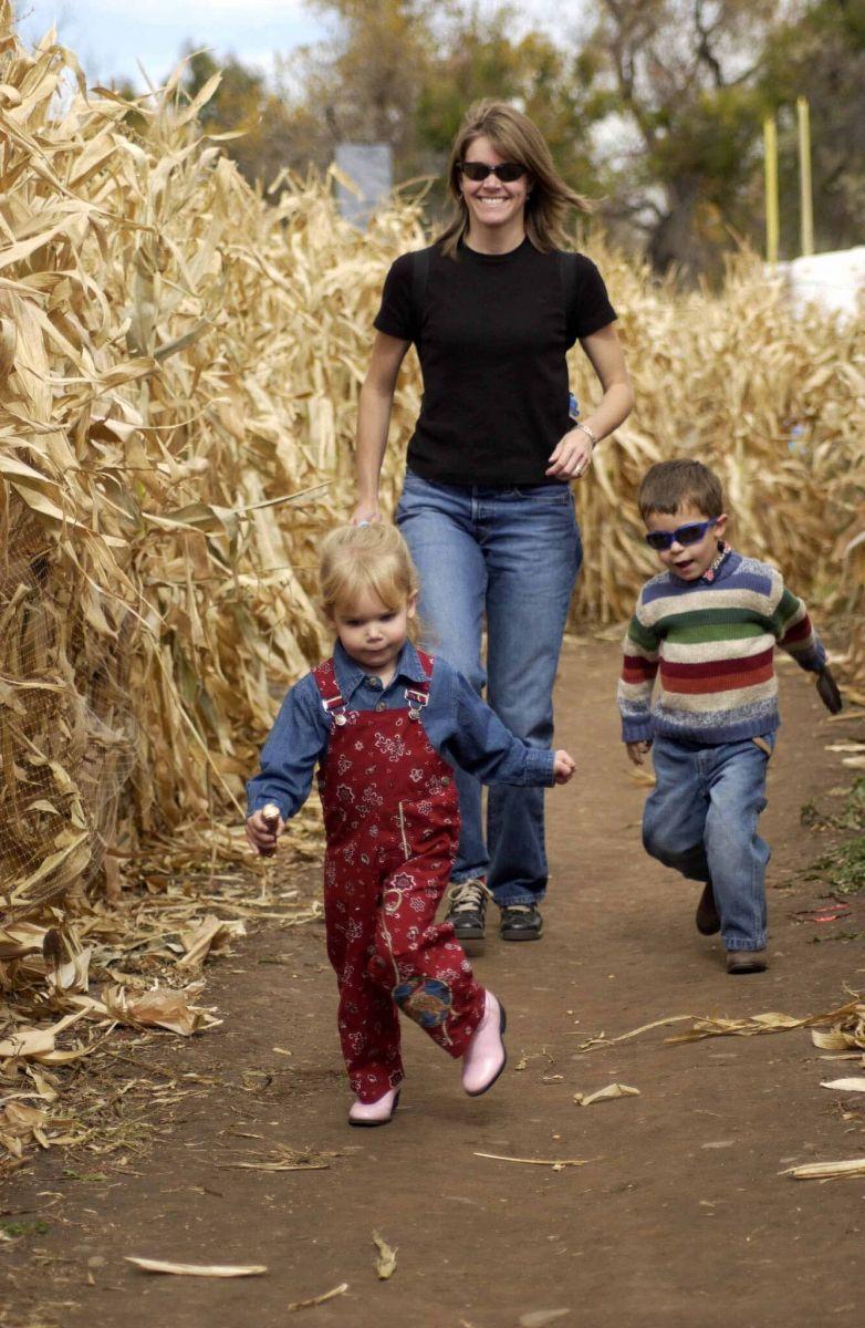 Family fun in the Corn Maze