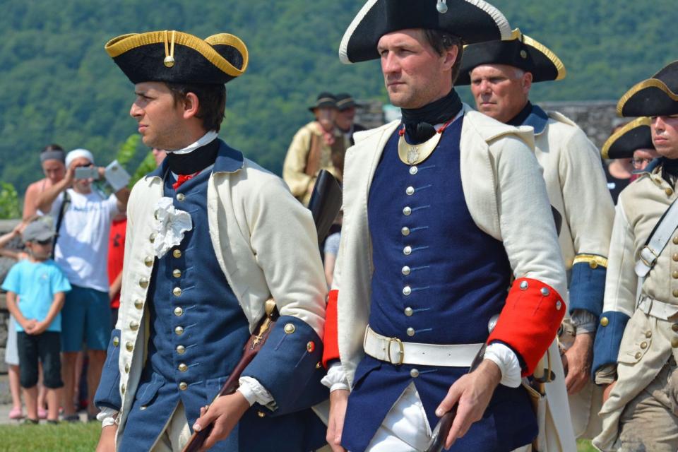 French Soldiers at Fort Ticonderoga