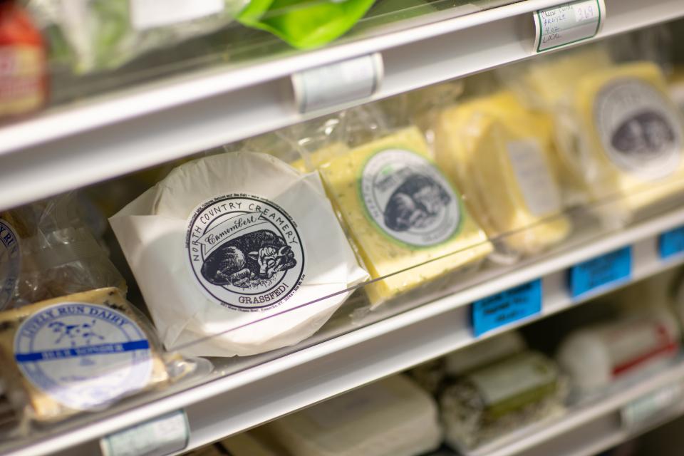 North Country Creamery Cheese in the fridge